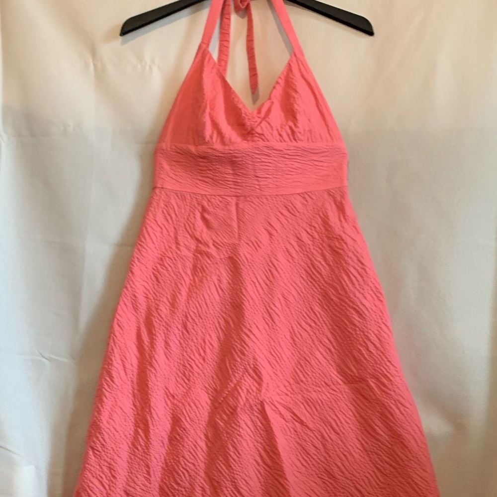 J. Crew Pink Halter Sundress